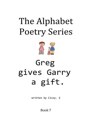 cover image of Greg Gives Garry a Gift